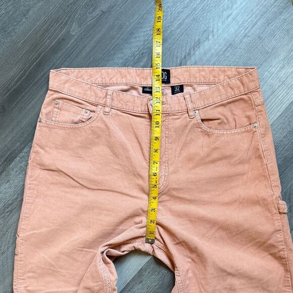 Urban Outfitters BDG Slim Straight Corduroy Pants Peach 32 Waist - Picture 6 of 8